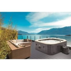 Spa Gonflable Intex Pure Spa Ardoise 6 Places -Bestway Magasin 28452ex ambiance