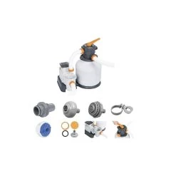 Filtre à Sable Complet Bestway Flowclear 8,327 M³/h 8 Filtre à Sable Complet Bestway Flowclear 8,327 M³/h -Bestway Magasin 58499 filtre sable 8 327 m3h accessoires 1