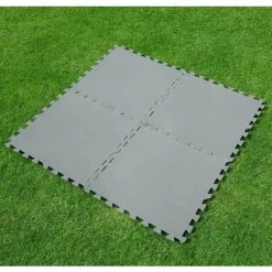Lot De 9 Tapis De Sol 50x50cm Gris à Assembler Pour Piscine Bestway -Bestway Magasin 58639 9 tapis sol gris assembler piscine bestway complet