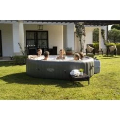 Spa Gonflable Bestway Lay-Z Spa MAURITIUS AirJet 7 Places -Bestway Magasin 60067 spa gonflable bestway lay z spa mauritius ambiance groupe