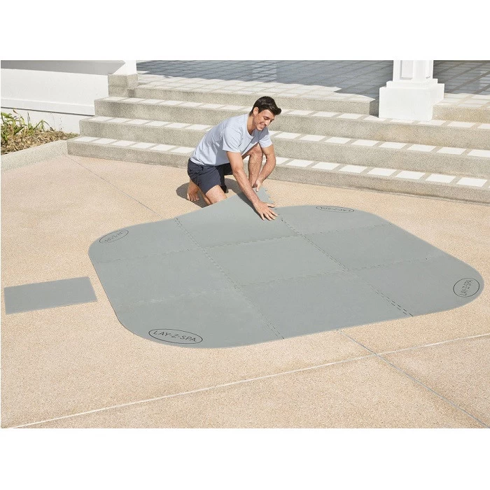 Tapis De Sol Bestway Pour Spa Carré Ou Rond Lay-Z-Spa® 2 Tapis De Sol Bestway Pour Spa Carré Ou Rond Lay-Z-Spa® – Image 2