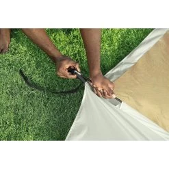 Auvent Pour Piscine Tubulaire Bestway Ø 3,05 à 5,49 M -Bestway Magasin auvent rond bestway 2 ambiance installation 4