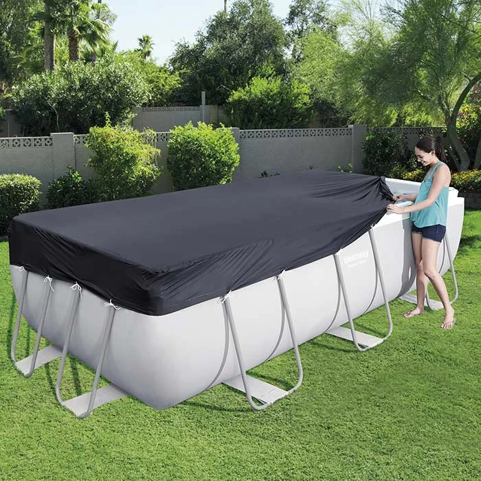 Bâche De Protection Bestway Rectangulaire Pour Piscine 4,04 Et 4,12 X 2,01 M 2 Bâche De Protection Bestway Rectangulaire Pour Piscine 4,04 Et 4,12 X 2,01 M – Image 2
