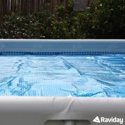 Bâche à Bulles Intex Pour Piscine Rectangulaire L 5,49 X L 2,74 M -Bestway Magasin bache bulles intex raviday 2