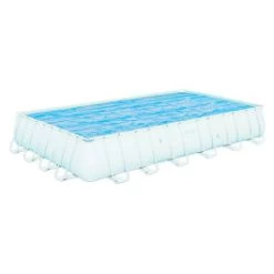 Bâche à Bulles Bestway Rectangulaire 7,03 X 3,36 M Pour Piscine De 6,71 Ou 7,32 X 3,66 M