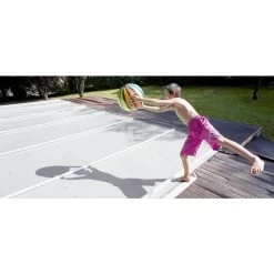 Couverture à Barres Pour Piscine En Bois Procopi - BWT MyPOOL Pool'n Box Et Weva -Bestway Magasin couverture barres ambiance ballon