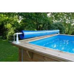 Enrouleur De Bâche à Bulles Pour Piscine En Bois Ubbink Xtra -Bestway Magasin enrouleur xtra ambiance piscine ubbink 3