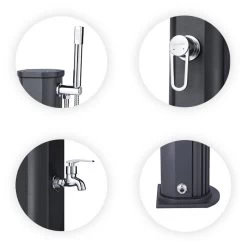 Douche Solaire Jolly Go 20L-Anthracite -Bestway Magasin jolly go points forts zoom total