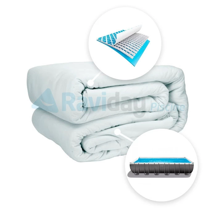 Liner Pour Tubulaire Rectangulaire Intex SILVER / XTR 9,75 X 4,88 X 1,32 M 1 Liner Pour Tubulaire Rectangulaire Intex SILVER / XTR 9,75 X 4,88 X 1,32 M