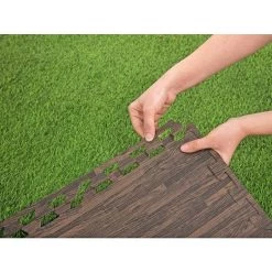 Tapis Effet Bois Pour Spa Et Piscine Bestway 3m² - 12 Dalles 11 Tapis Effet Bois Pour Spa Et Piscine Bestway 3m² - 12 Dalles -Bestway Magasin lot de 12 dalles de protection de sol en mousse 5080 x 5080 cm effet bois pour piscine et spa bestway 4