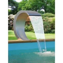 Cascade Pour Piscine Ubbink Mamba S-LED -Bestway Magasin mamba s led ubbink cascade d eau jeux d eau piscine 5