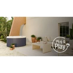 Spa Acrylique NetSpa Halfmoon 4 Personnes -Bestway Magasin netspa halfmoon pointfort01