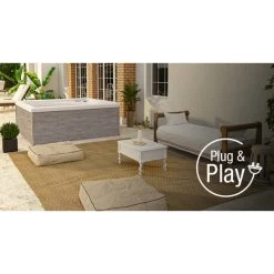 Spa Acrylique NetSpa Square 5 Personnes -Bestway Magasin netspa square pointfort01 1