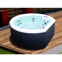 Spa Acrylique NetSpa Halfmoon 4 Personnes -Bestway Magasin spa acrylique halfmoon 4 places netspa 1