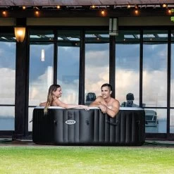 Spa Gonflable Intex PureSpa Carbone 4 Places -Bestway Magasin spa gonflable intex purespa carbone 4 places 2