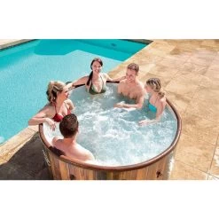 Spa Semi-rigide Bestway Lay-Z Spa HELSINKI AirJet 7 Places -Bestway Magasin spa helsinki ambiance min 1