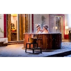 Spa Semi-rigide Bestway Lay-Z Spa HELSINKI AirJet 7 Places -Bestway Magasin spa helsinki ambiance neige3 min 1