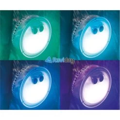 Spa Gonflable Intex PureSpa Blue Navy 6 Places -Bestway Magasin spot lumineux pure spa bulles intex couleurs 28503 2 1